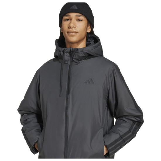 Adidas Ανδρικό μπουφάν Essentials Climawarm 3-Stripes Insulated Hooded Jacket Adidas Ανδρικό μπουφάν Essentials Climawarm 3-Stripes Insulated Hooded Jacket